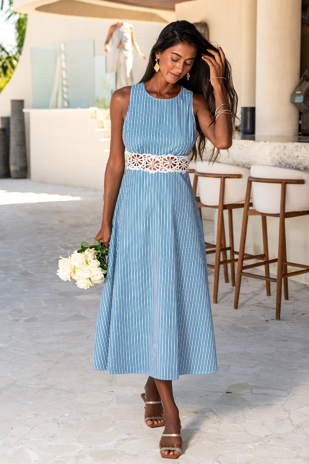 Time Well Spent Striped Maxi Dress