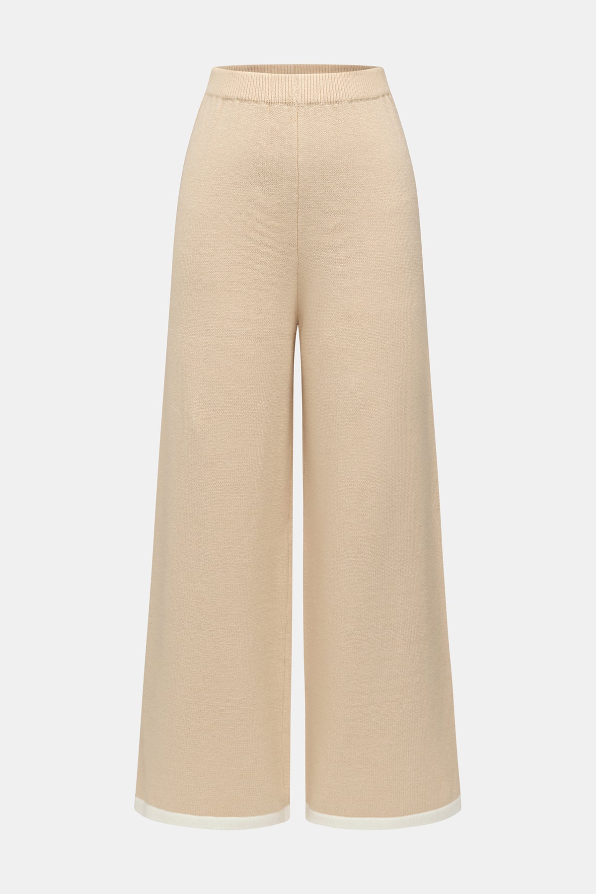 Toasted Almond Khaki Knit Pants