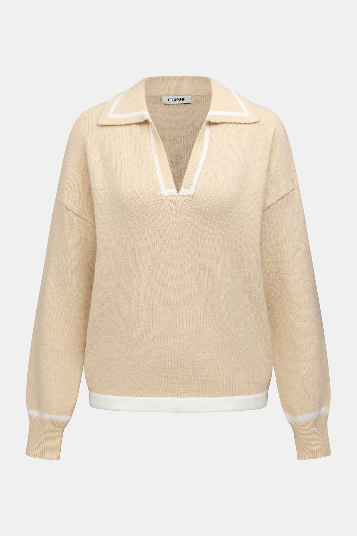 Toasted Almond Khaki Sweater