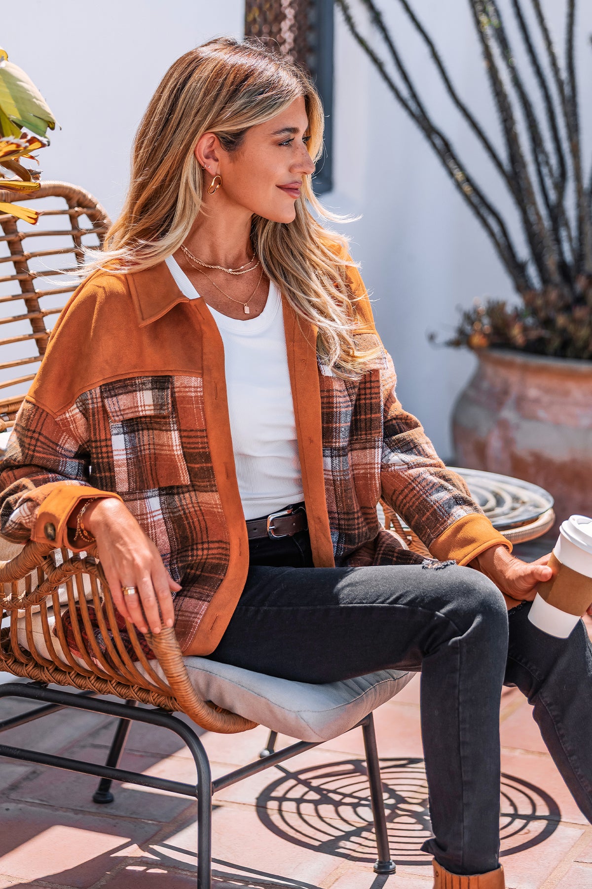 Toasty Vibes Plaid Jacket