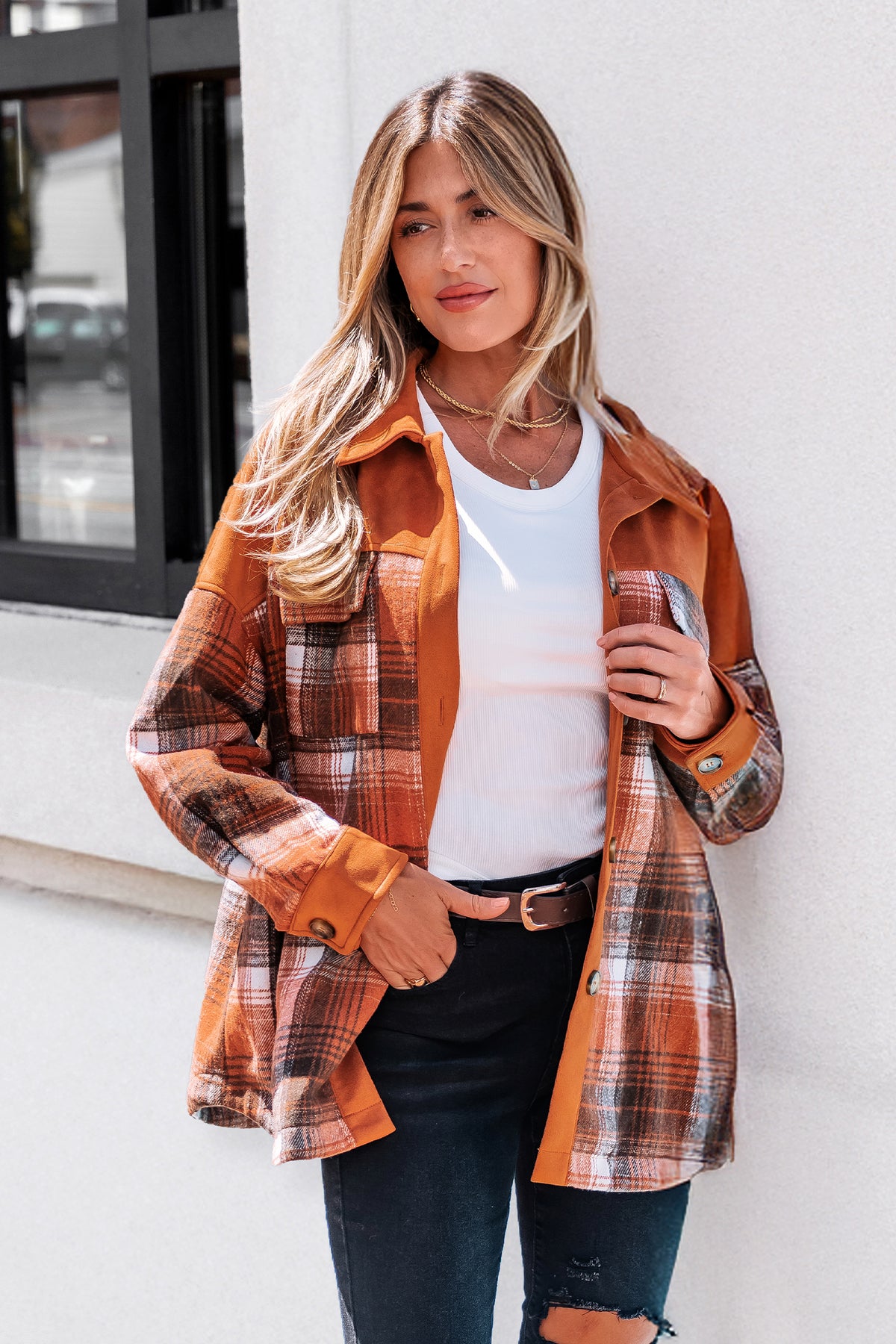 Toasty Vibes Plaid Jacket