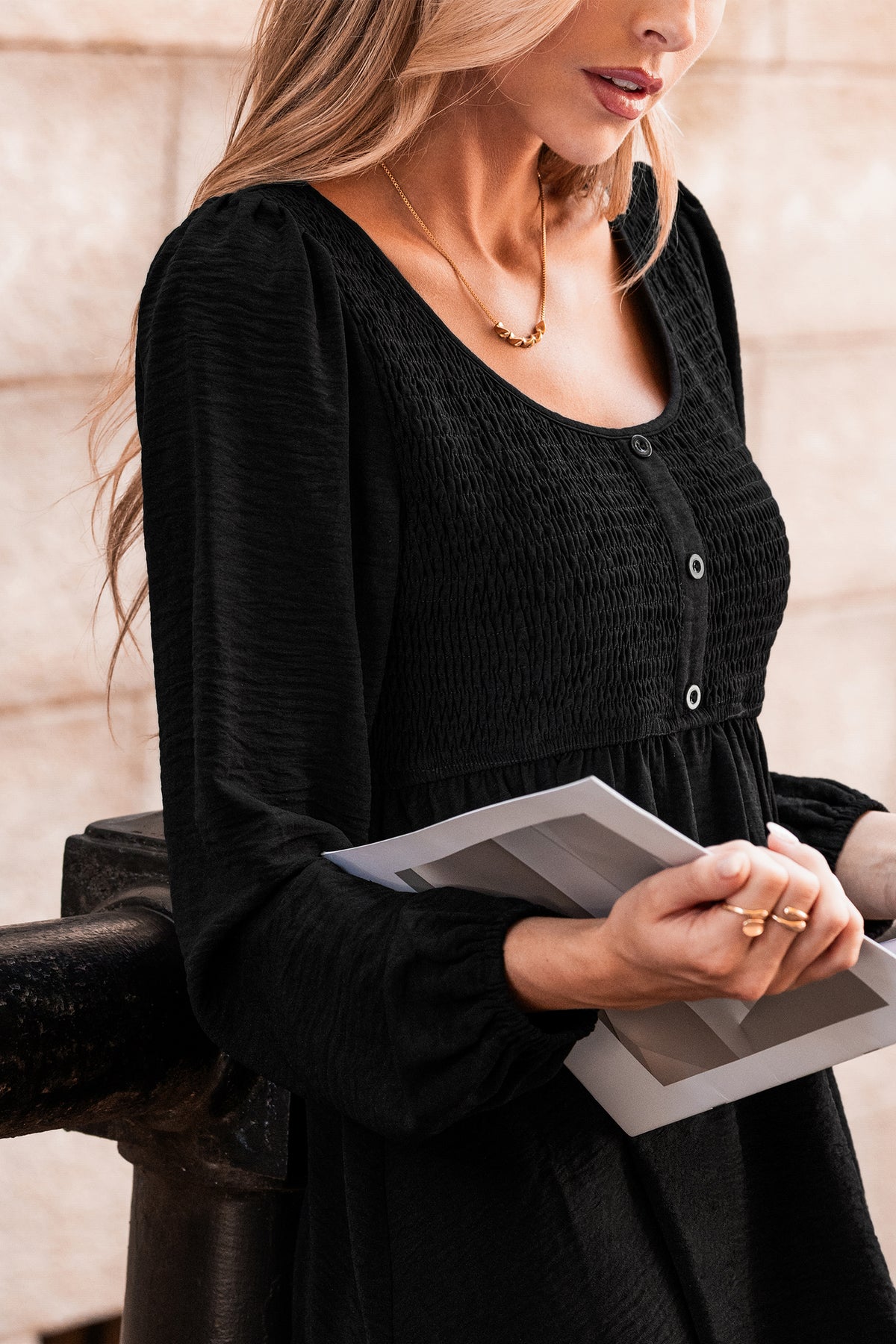 Tried & True Black Mini Dress