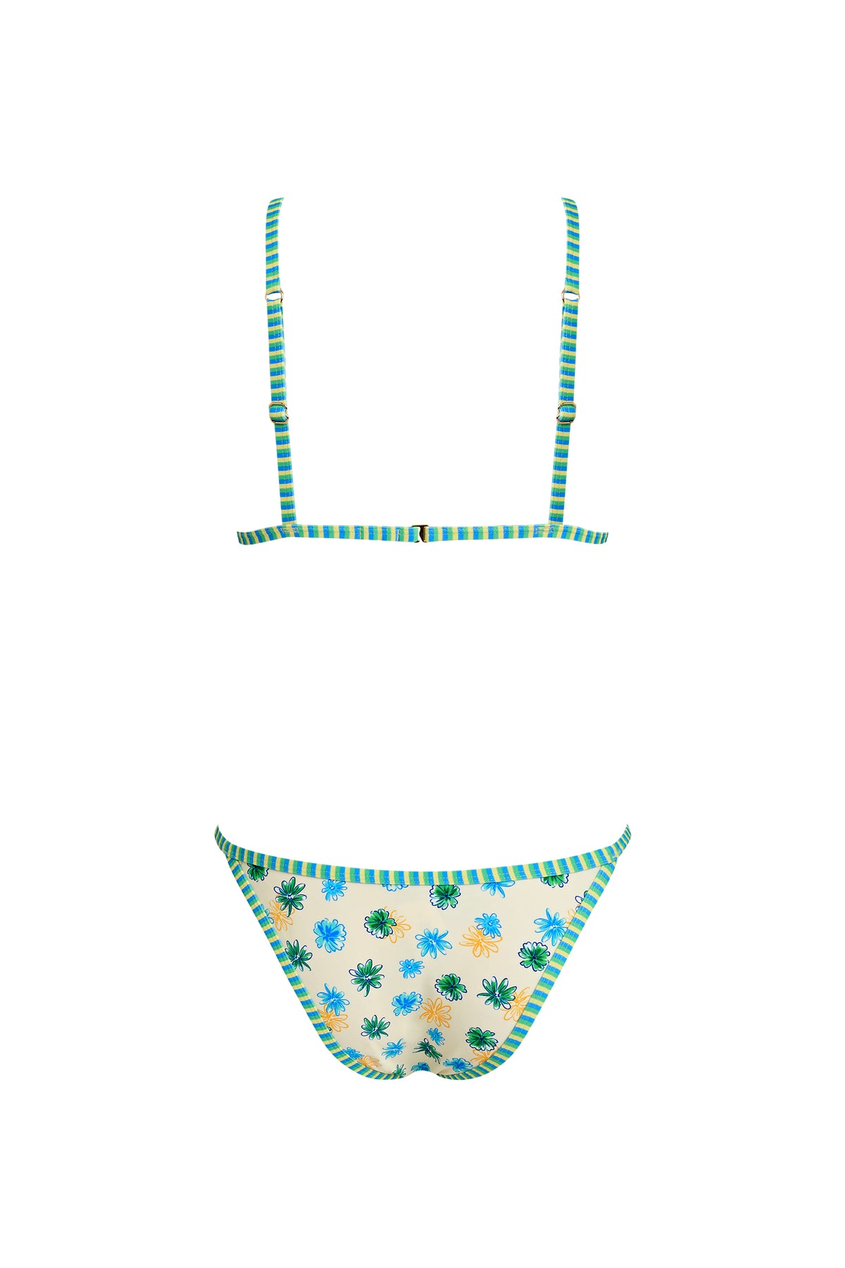 Tropical Blooms Floral Bikini Set