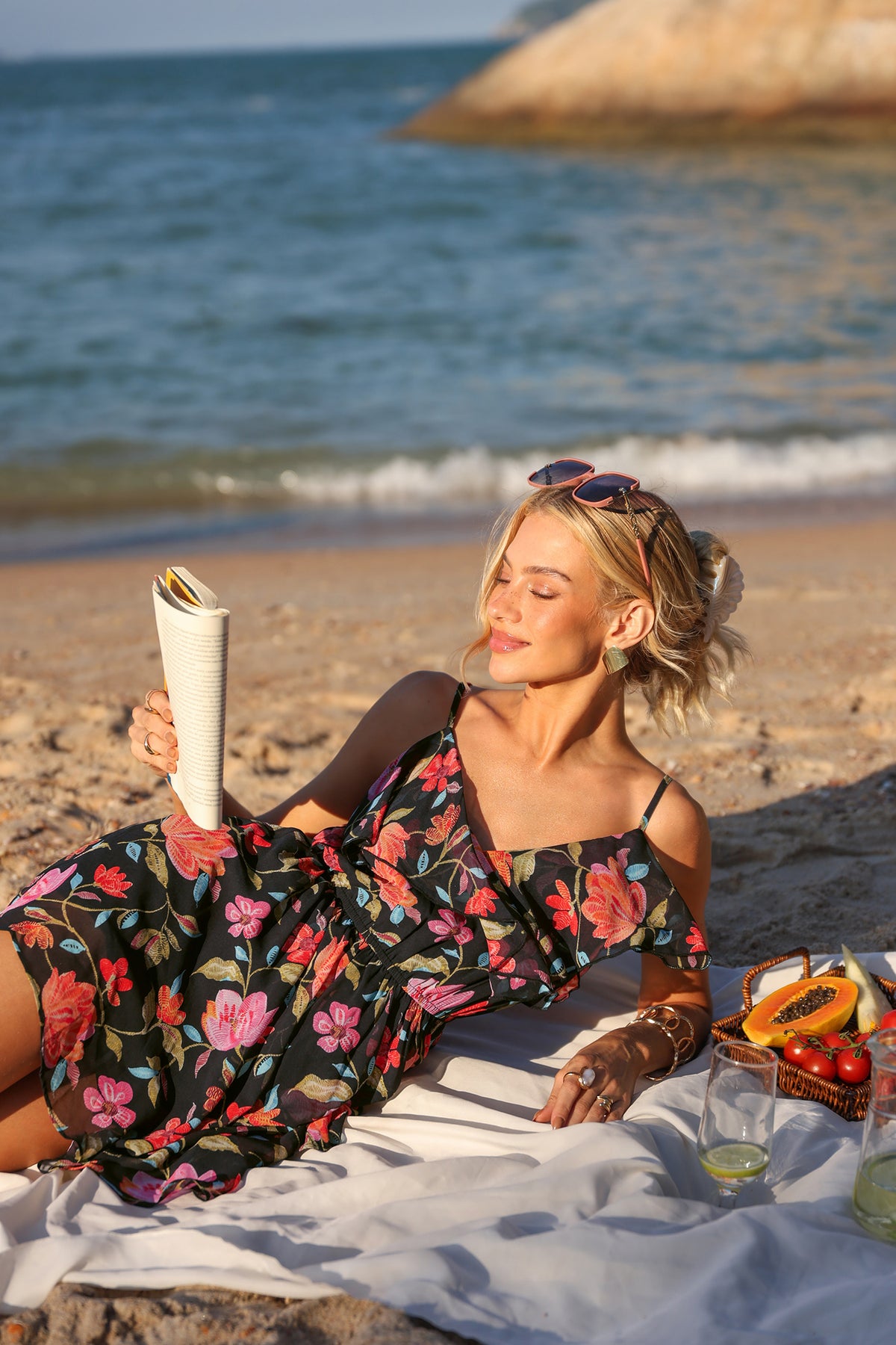 True Colors Floral Mini Dress