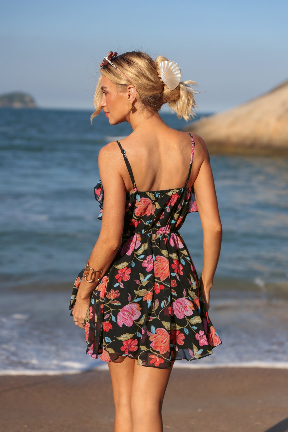 True Colors Floral Mini Dress