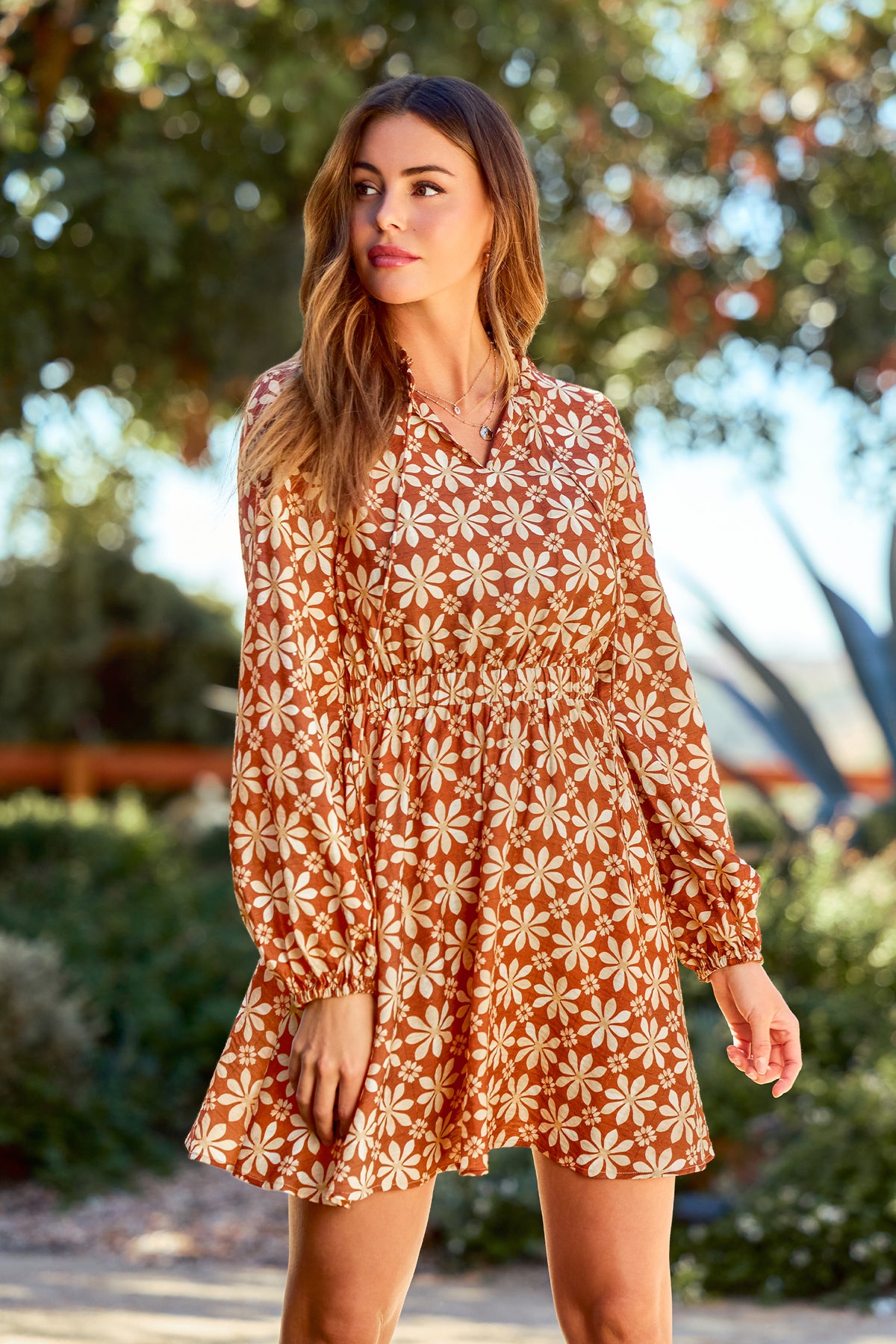 Turn Back Time Floral Mini Dress