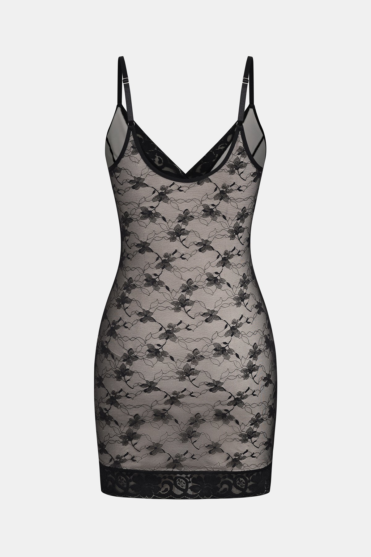 Undercover Confidence Black Shapewear Mini Dress