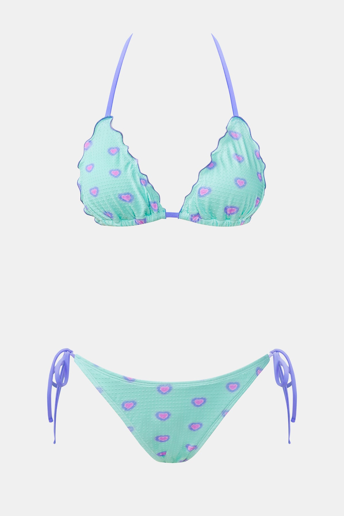 Vacation Romance Heart Bikini Set