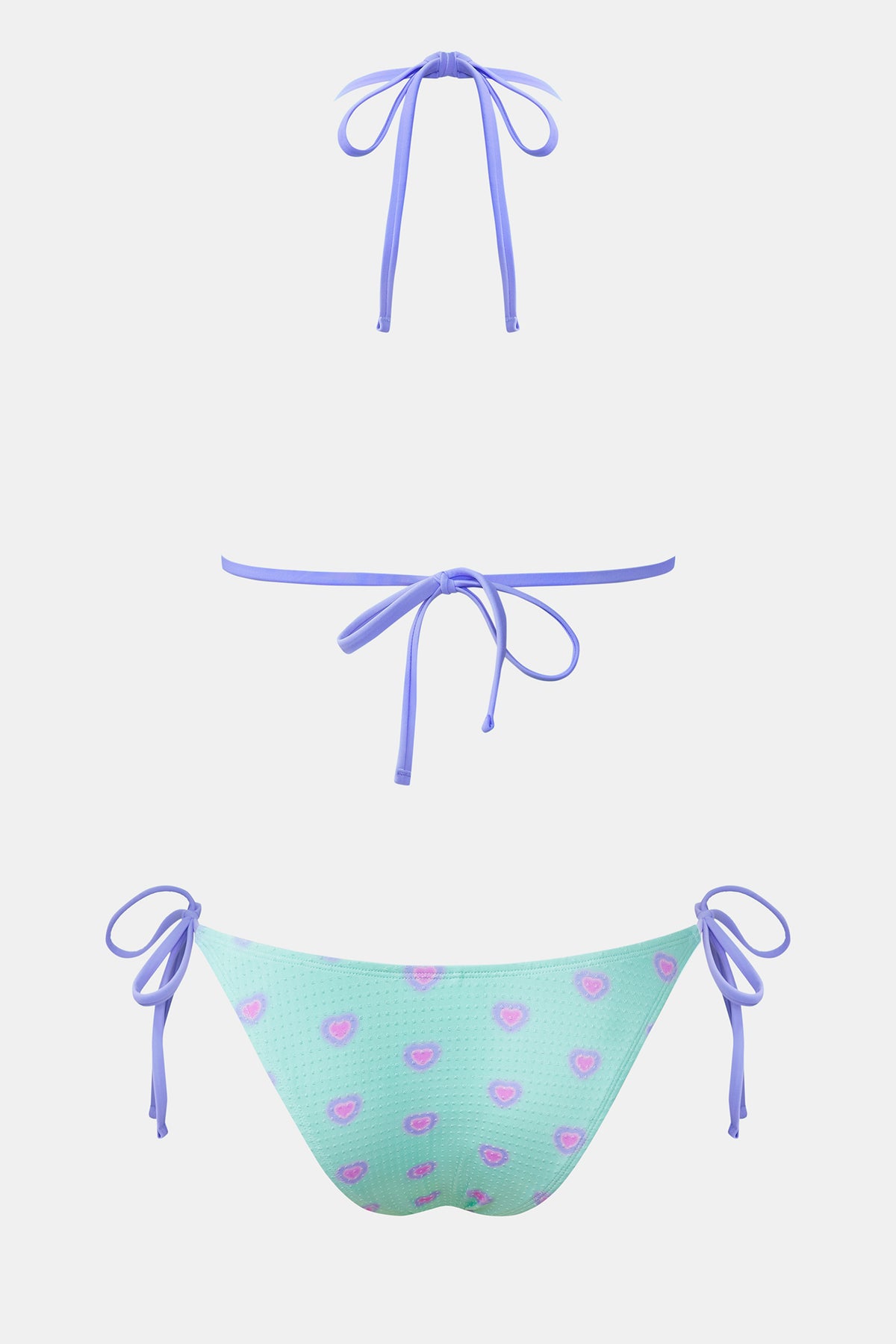 Vacation Romance Heart Bikini Set