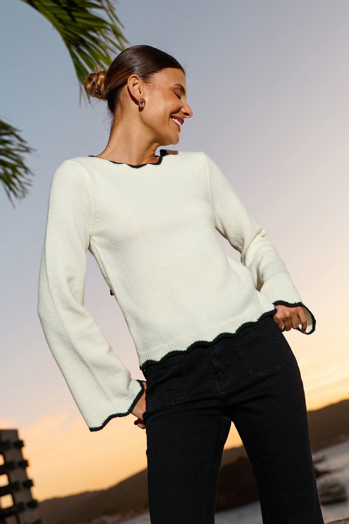 Very Charming White Sweater