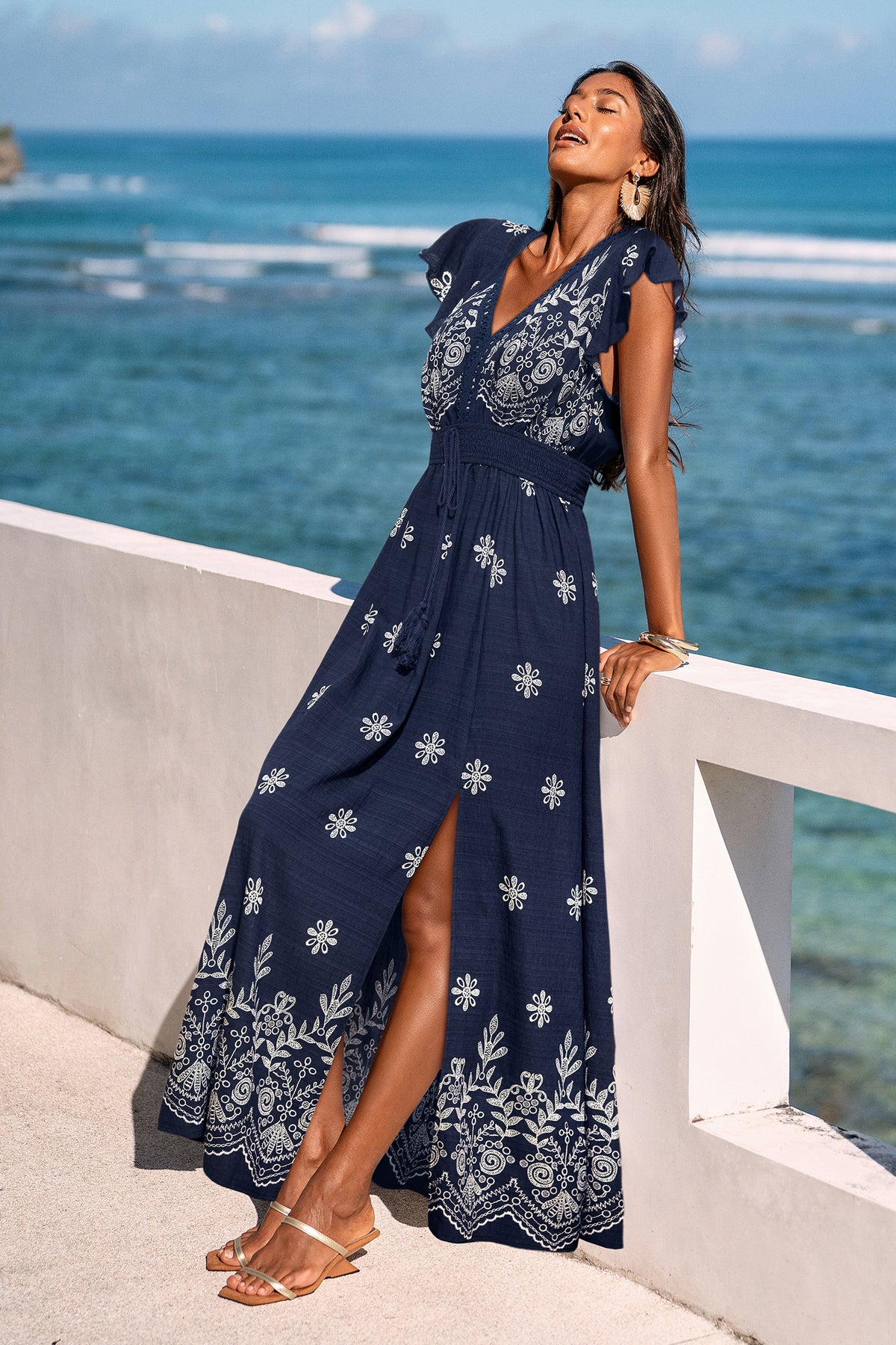Weekend Explorer Floral Maxi Dress