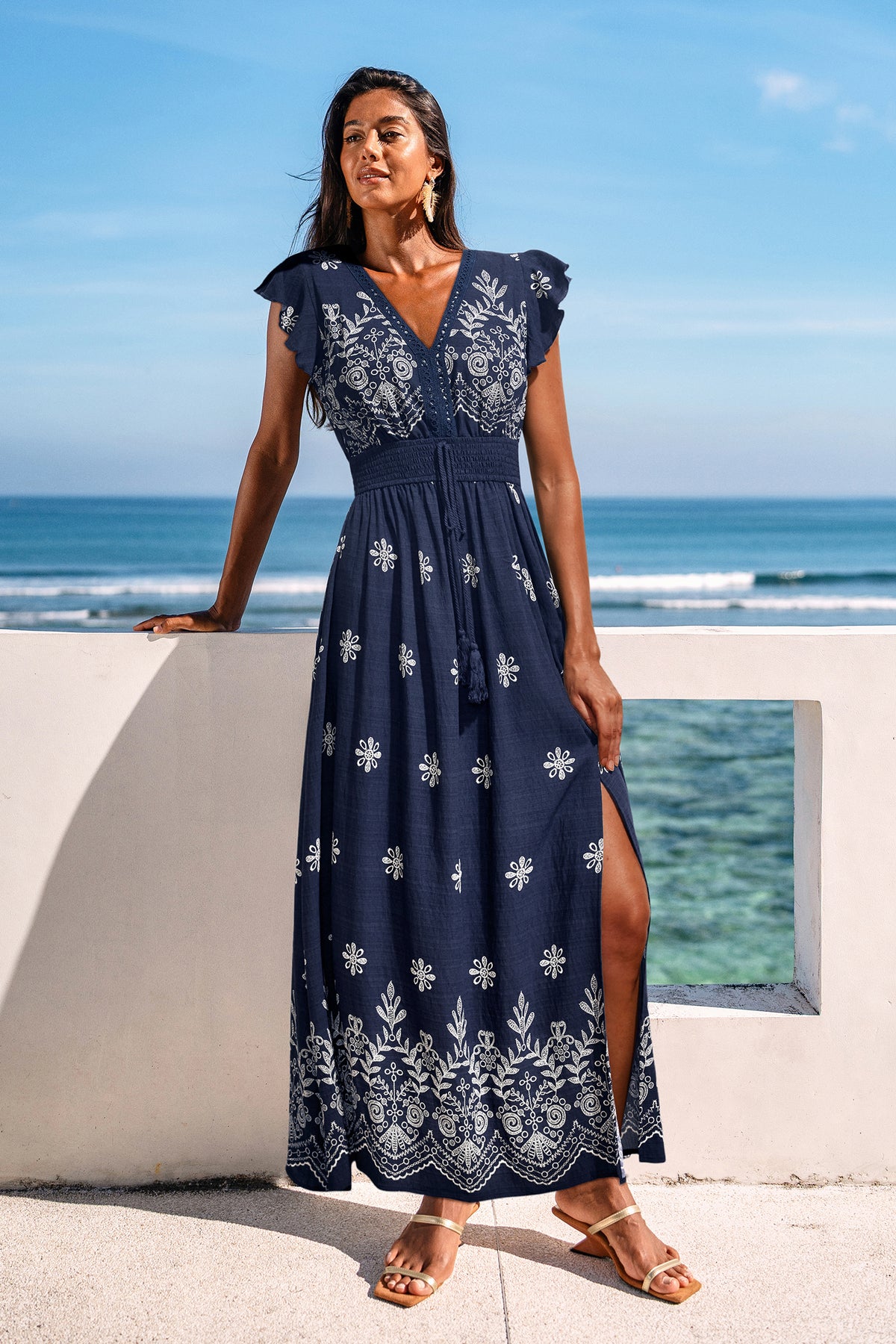 Weekend Explorer Floral Maxi Dress