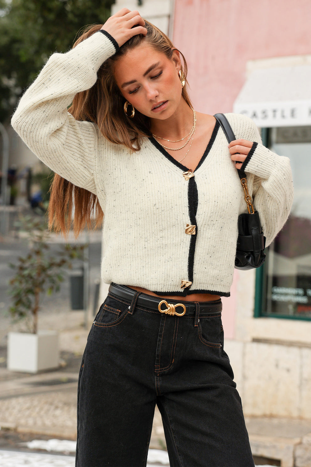 Well Suited Beige Cardigan