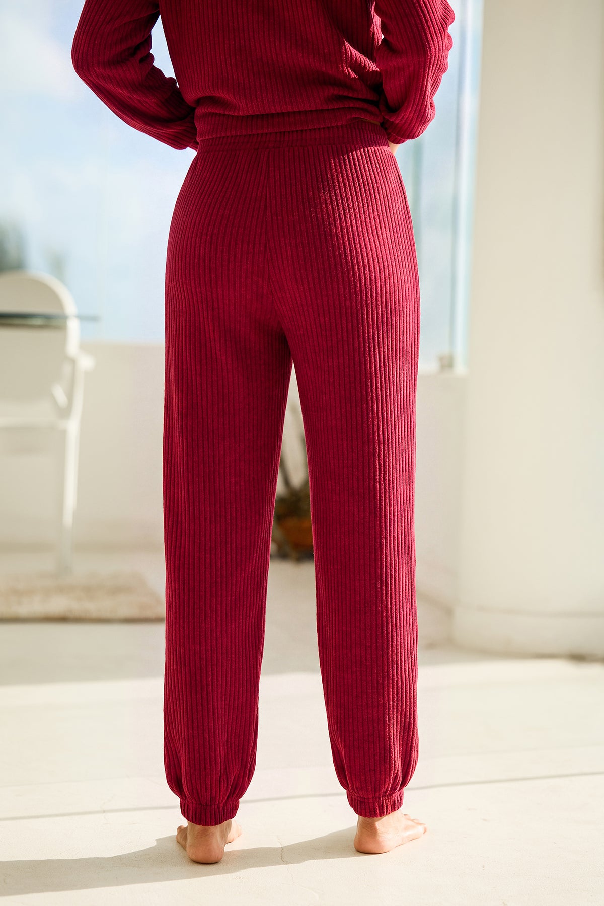Wind Down Red Pajama Set