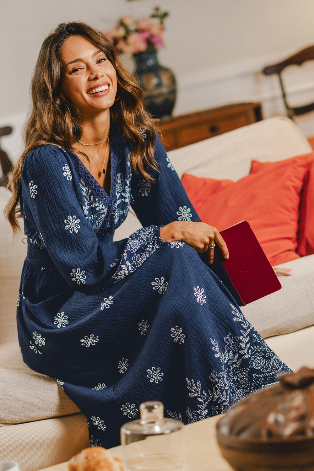Winding Road Floral Maxi Dress