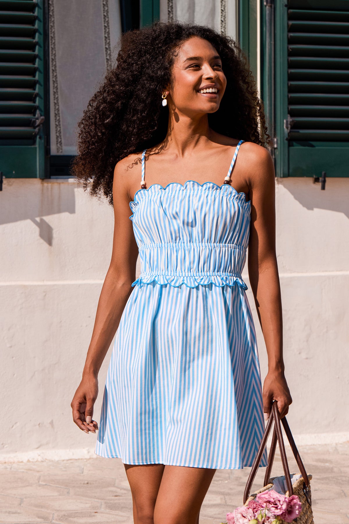 Wonderstruck Striped Mini Dress