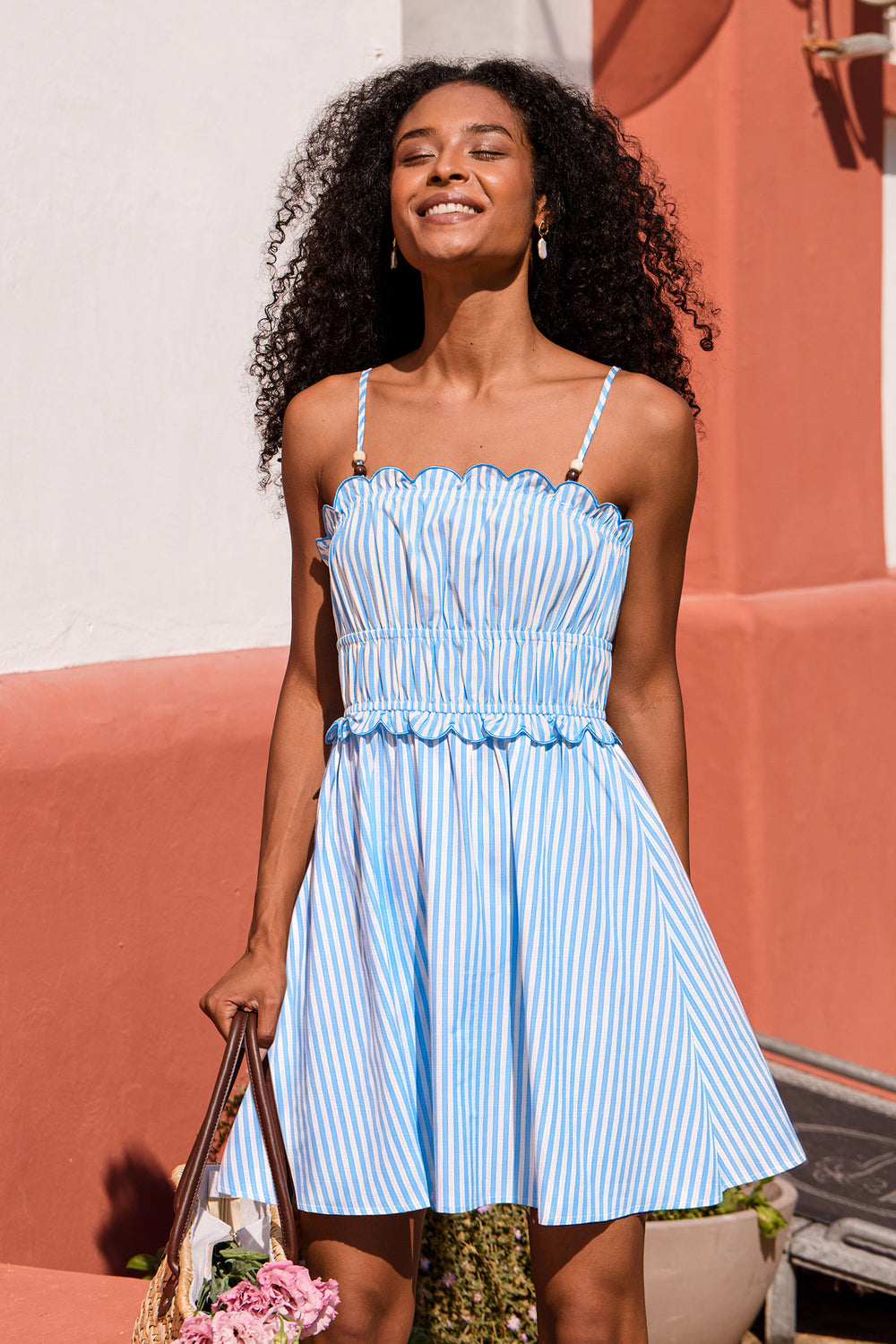 Wonderstruck Striped Mini Dress