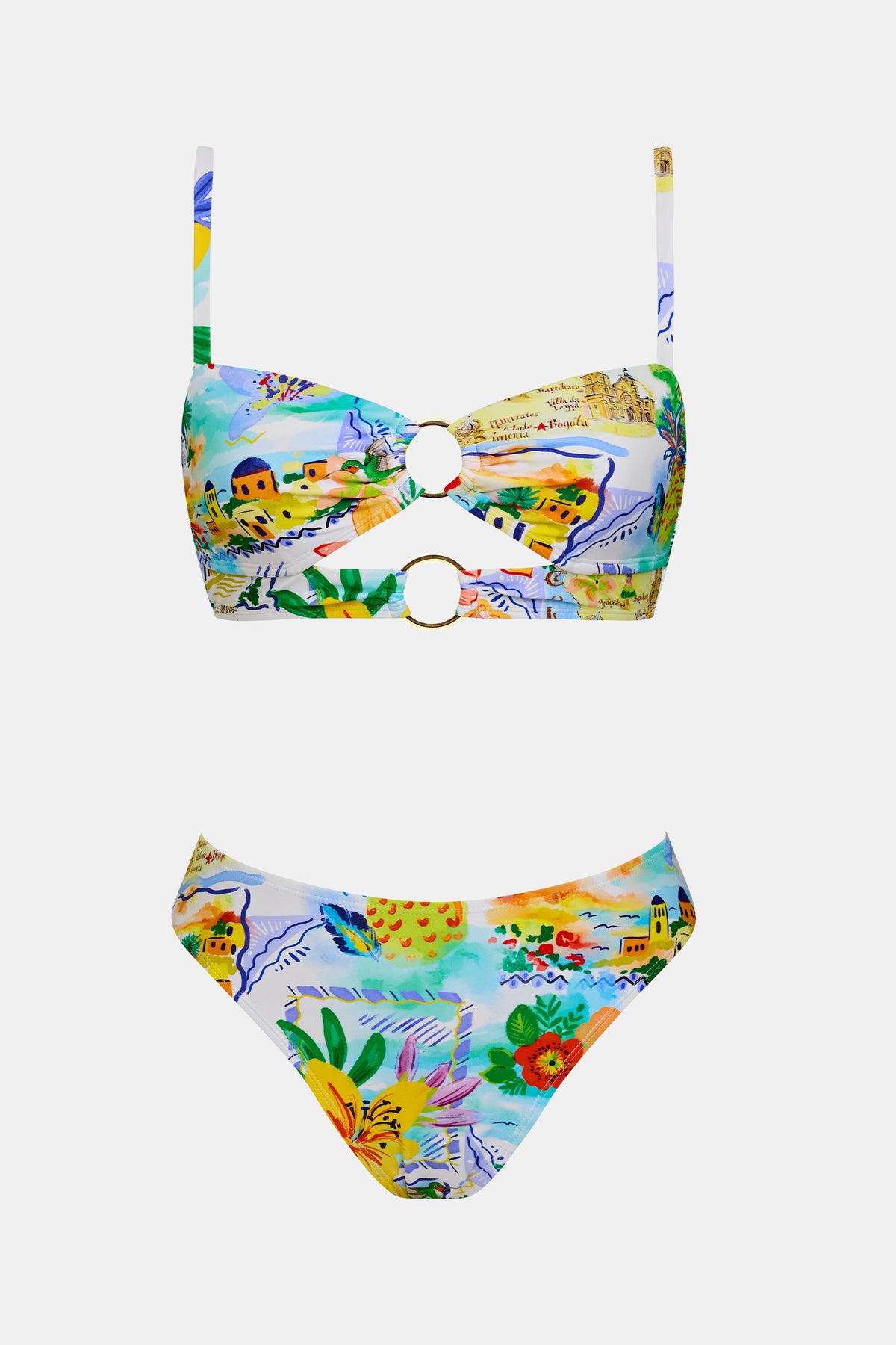 Worldly Tropical Bikini Set
