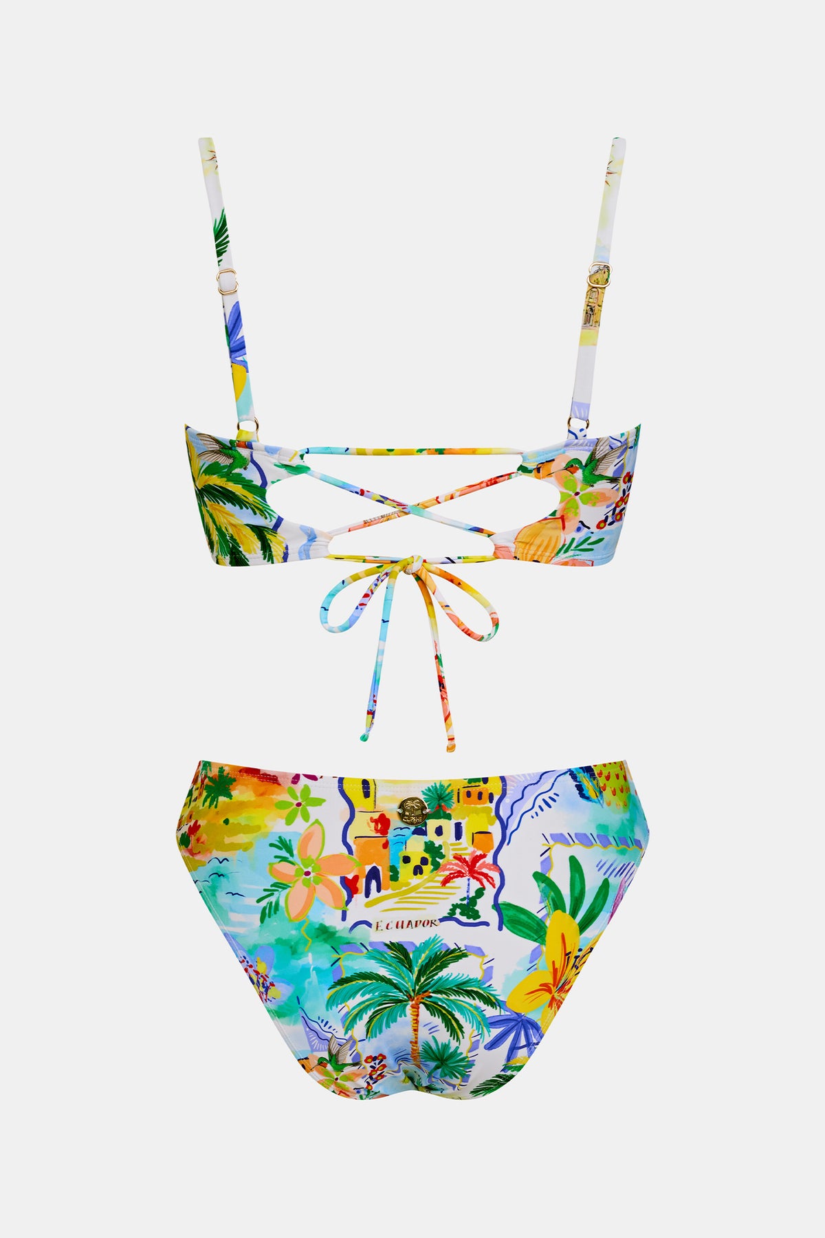 Worldly Tropical Bikini Set