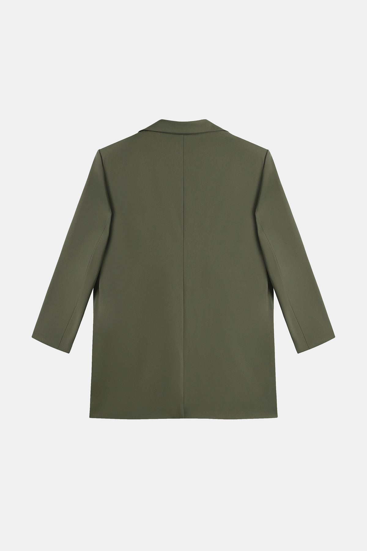 Olive Green Longline Blazer