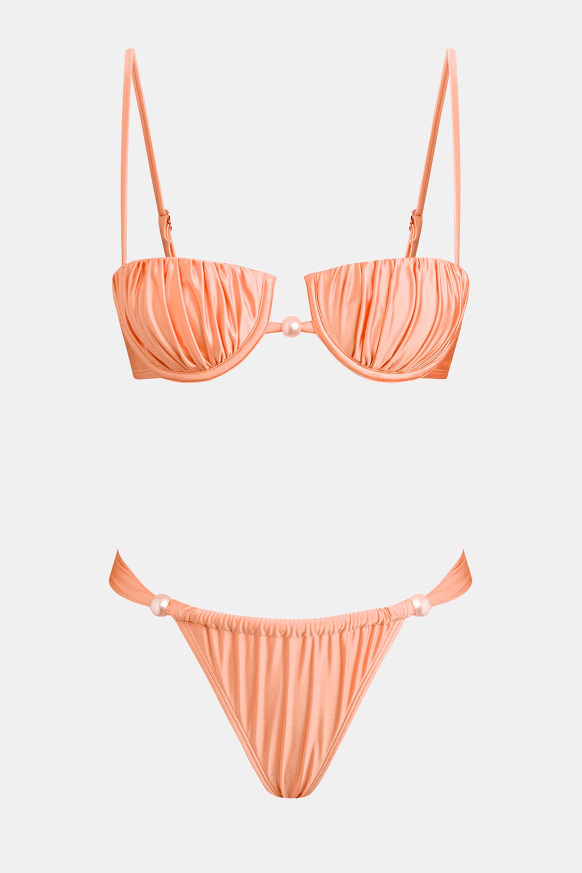x Lexi Rivera Good & Peachy Bikini Set