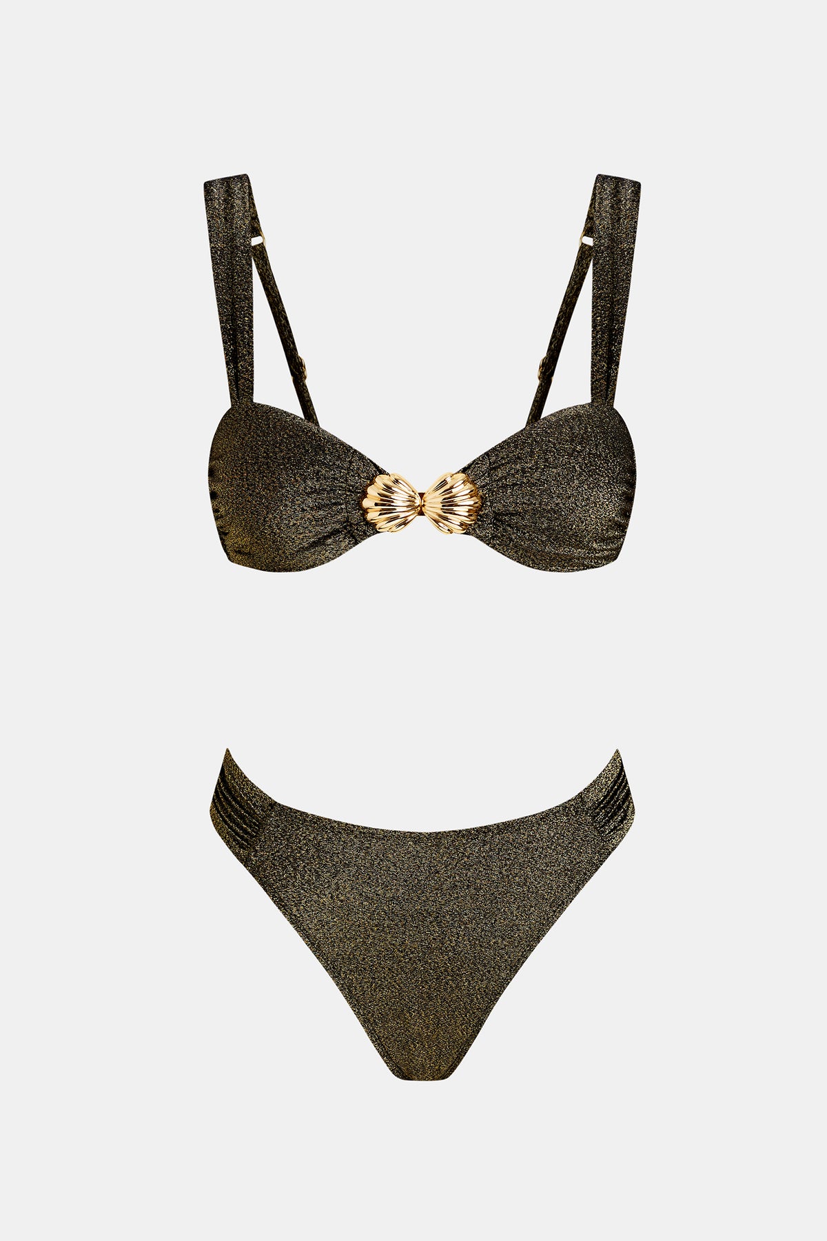 x Lexi Rivera Just Basking Black Bikini Set