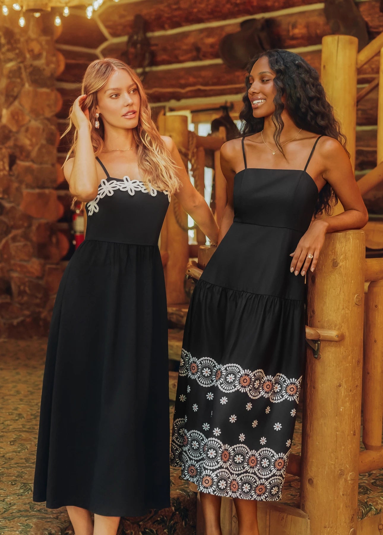 Moonlit Moment Floral Maxi Dress